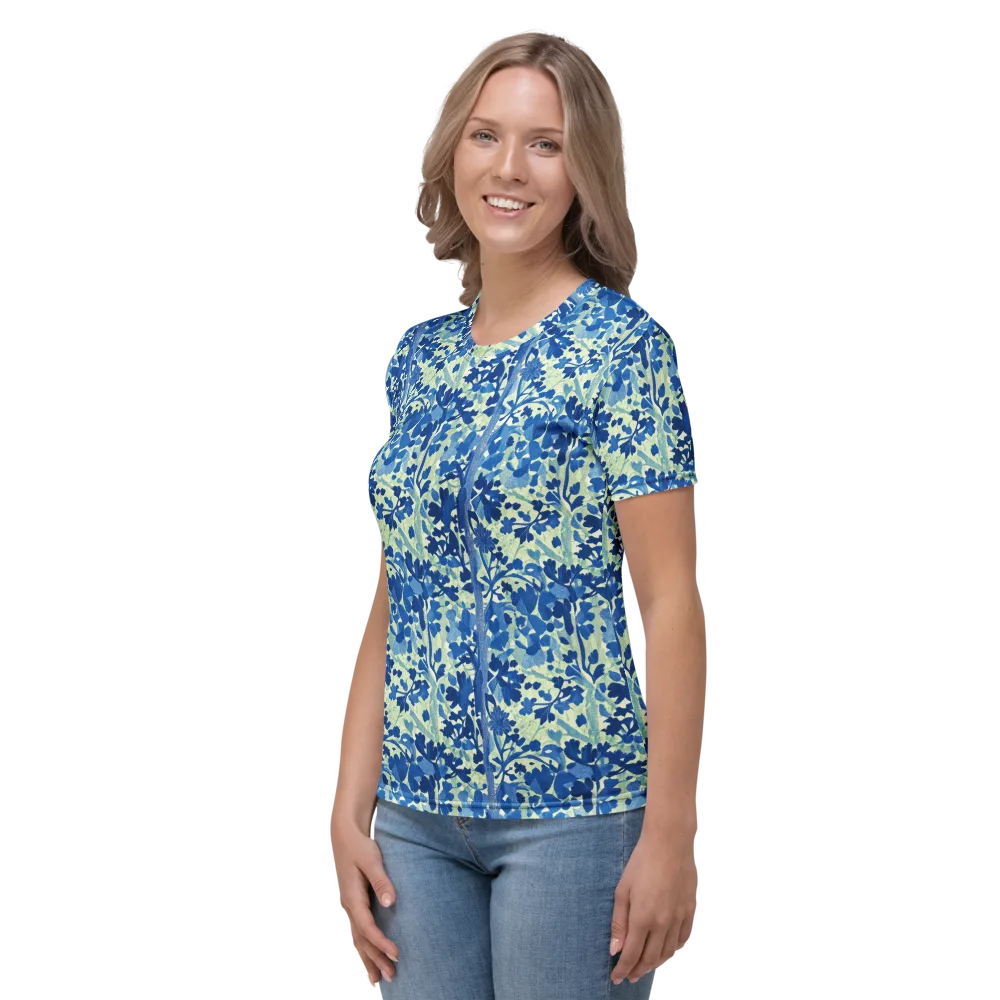 Indigo Conservatory on Women's Crew Neck T-Shirt — Left