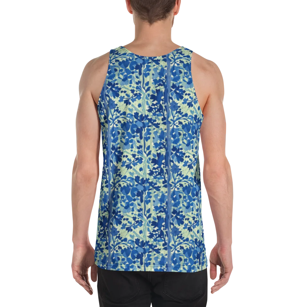 Indigo Conservatory on Men's Tank Top — Back
