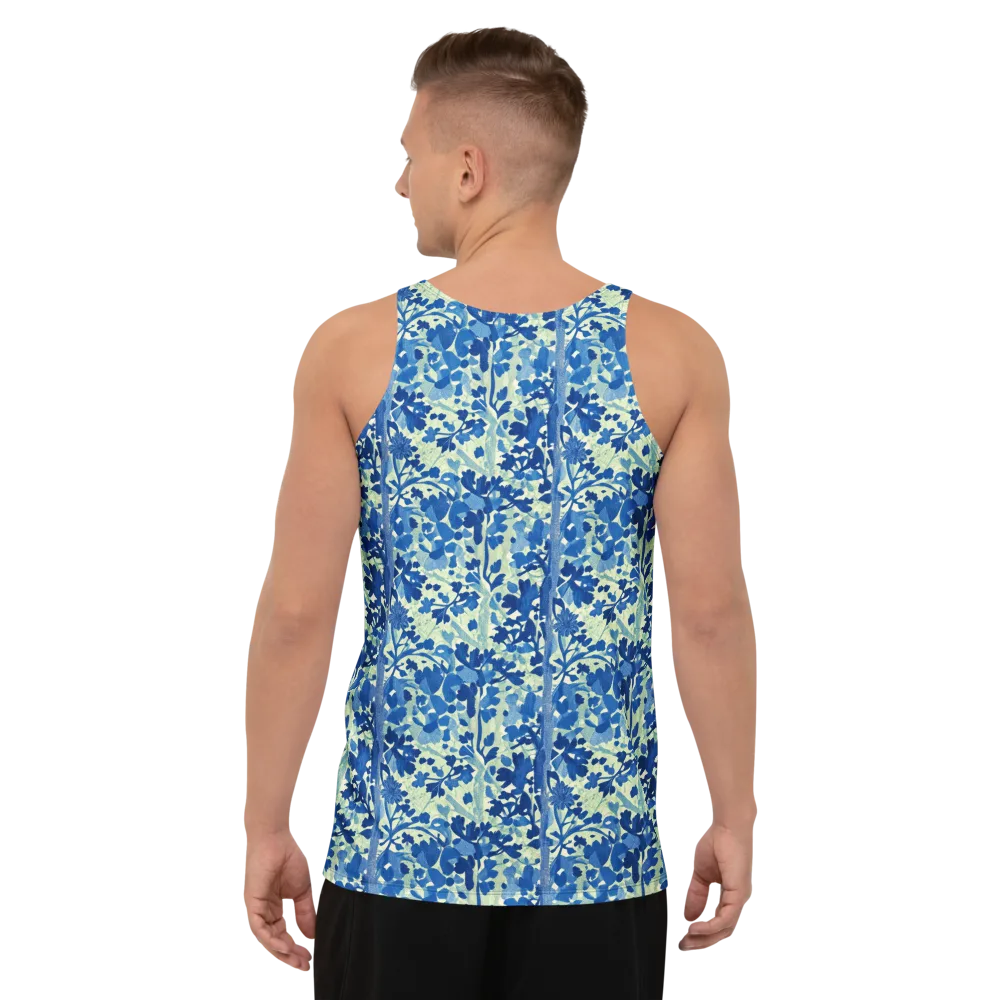 Indigo Conservatory on Men's Tank Top — Back
