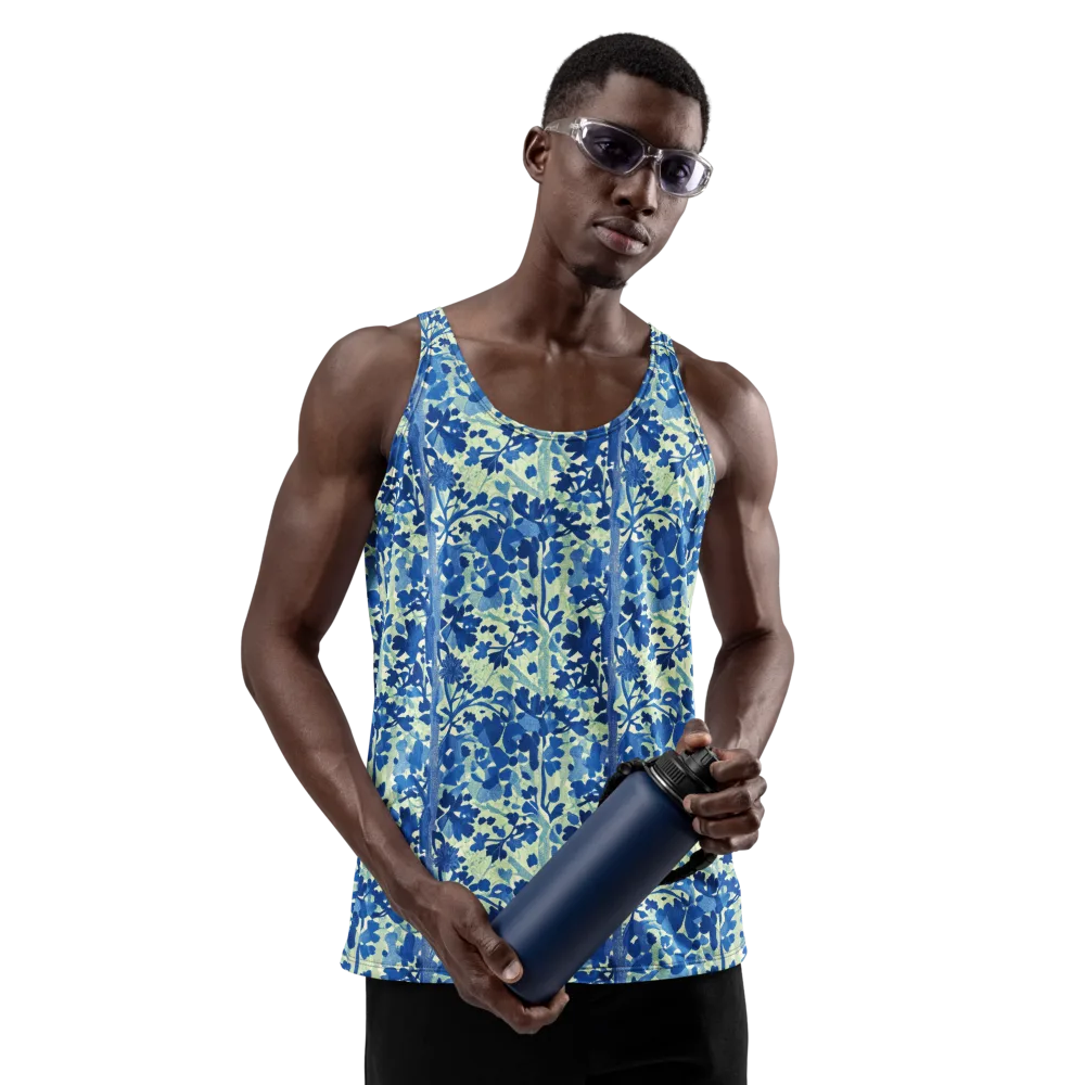 Indigo Conservatory on Men's Tank Top — Front