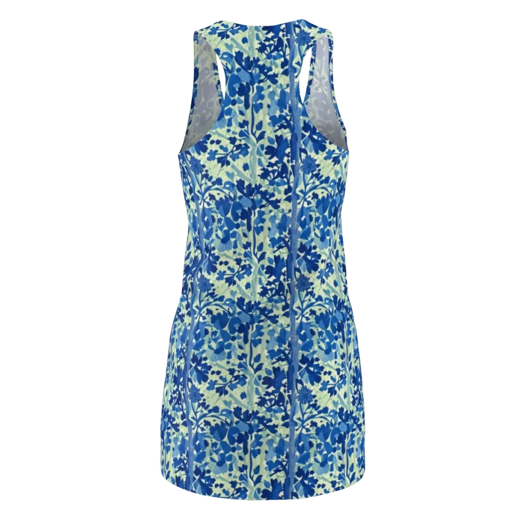 Indigo Conservatory on Racerback Dress — Back