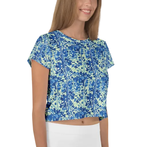 Indigo Conservatory on a Crop Tee