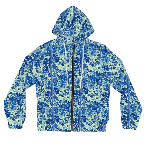Indigo Conservatory on a Women's Full-Zip Hoodie