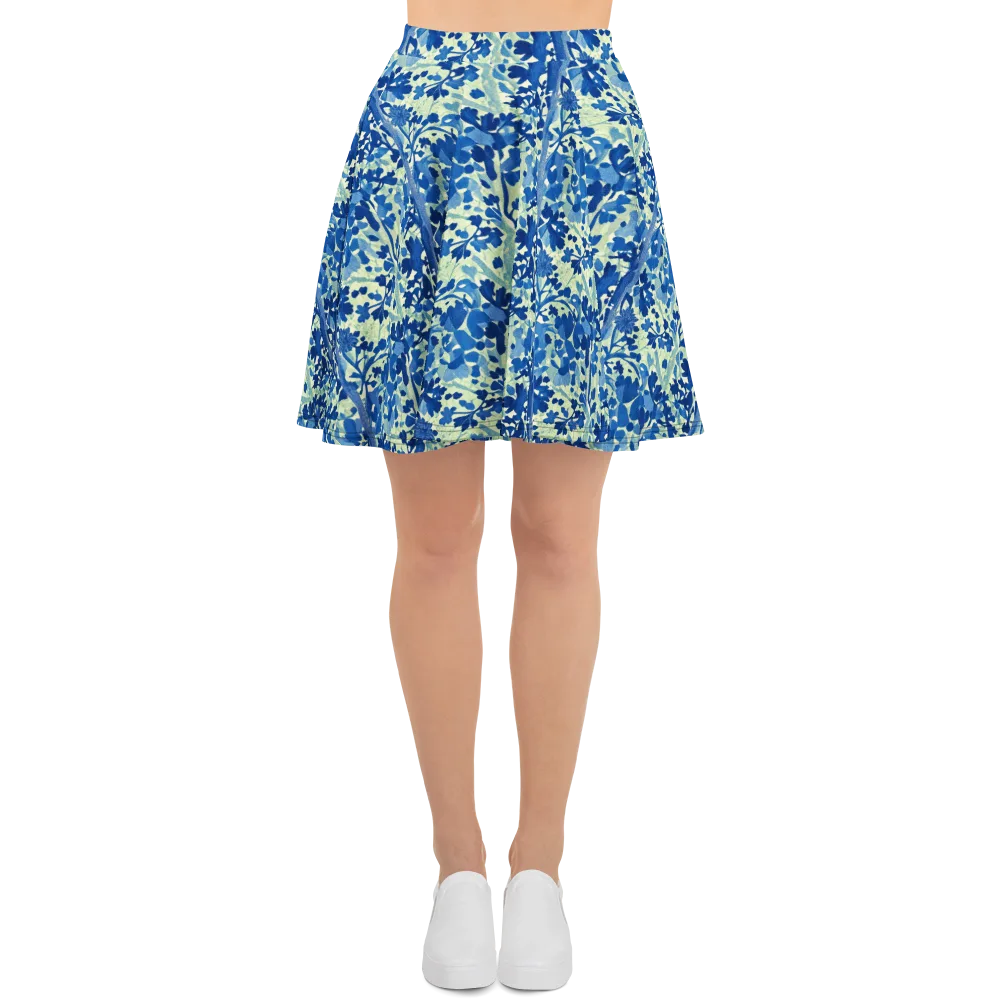 Indigo Conservatory on Skater Skirt — Front