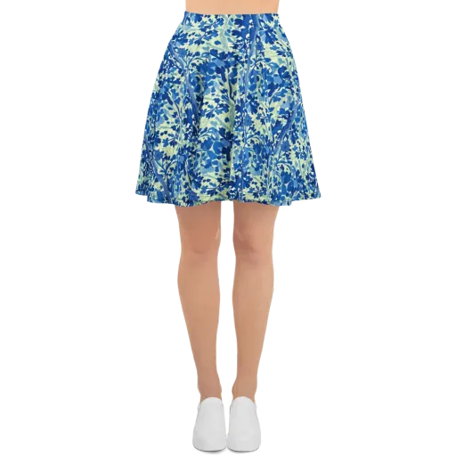 Indigo Conservatory on a Skater Skirt