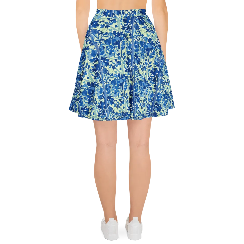 Indigo Conservatory on Skater Skirt — Back