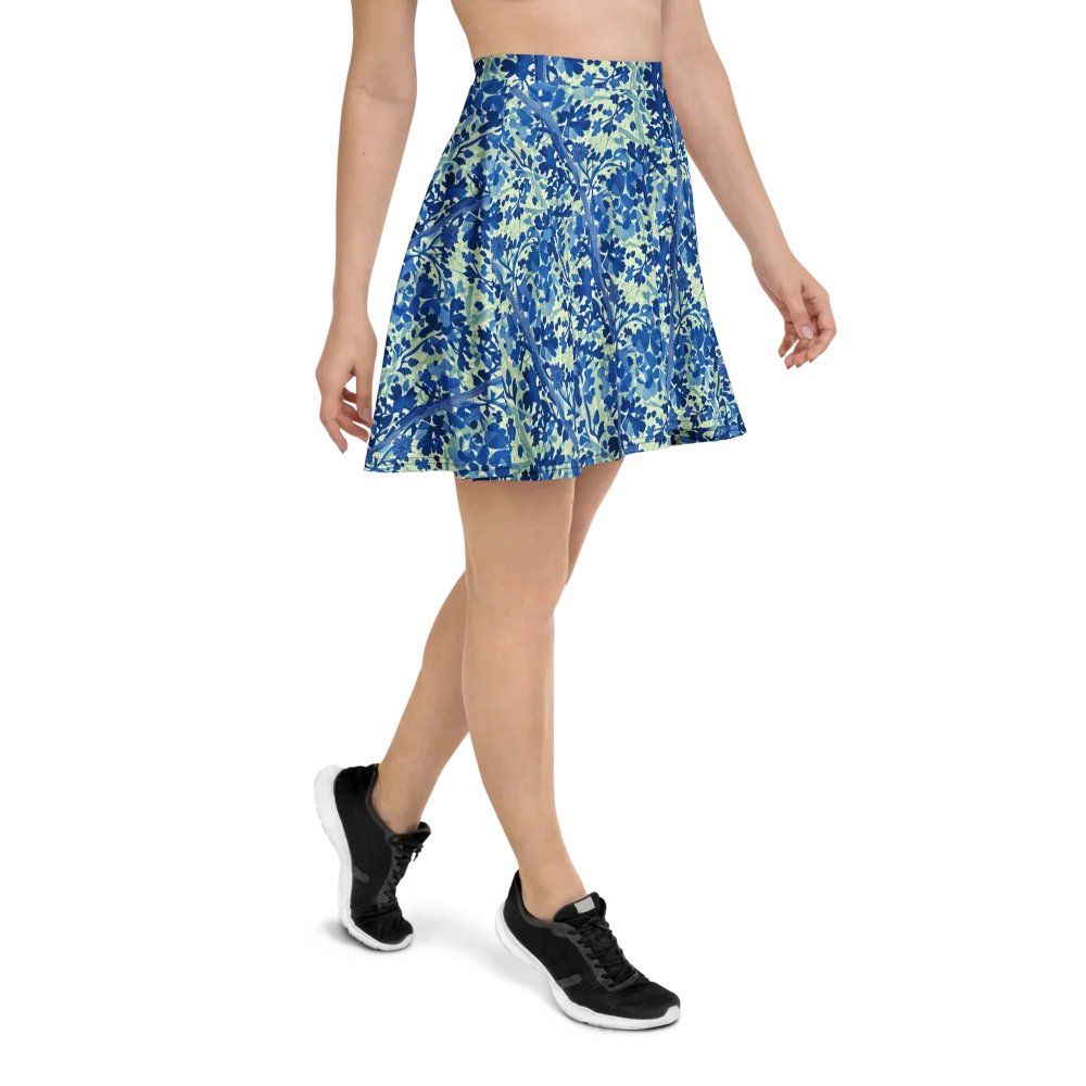 Indigo Conservatory on Skater Skirt — Right