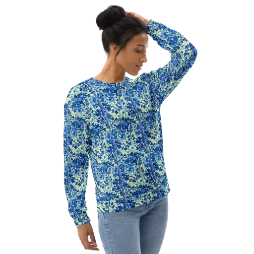 Indigo Conservatory on a Sweatshirt