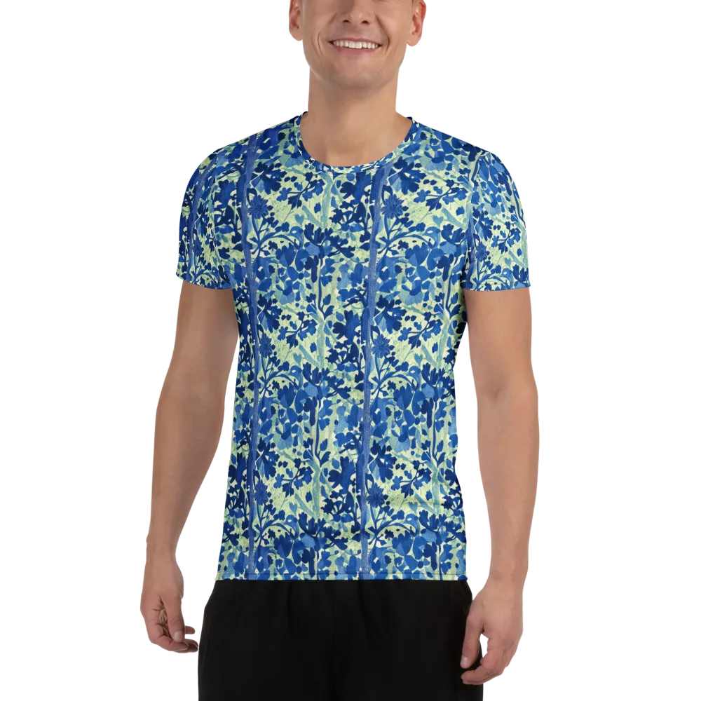 Indigo Conservatory on Men's Athletic T-Shirt — Front