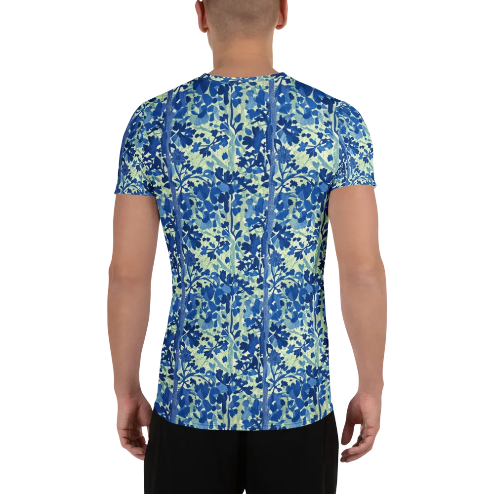 Indigo Conservatory on Men's Athletic T-Shirt — Back