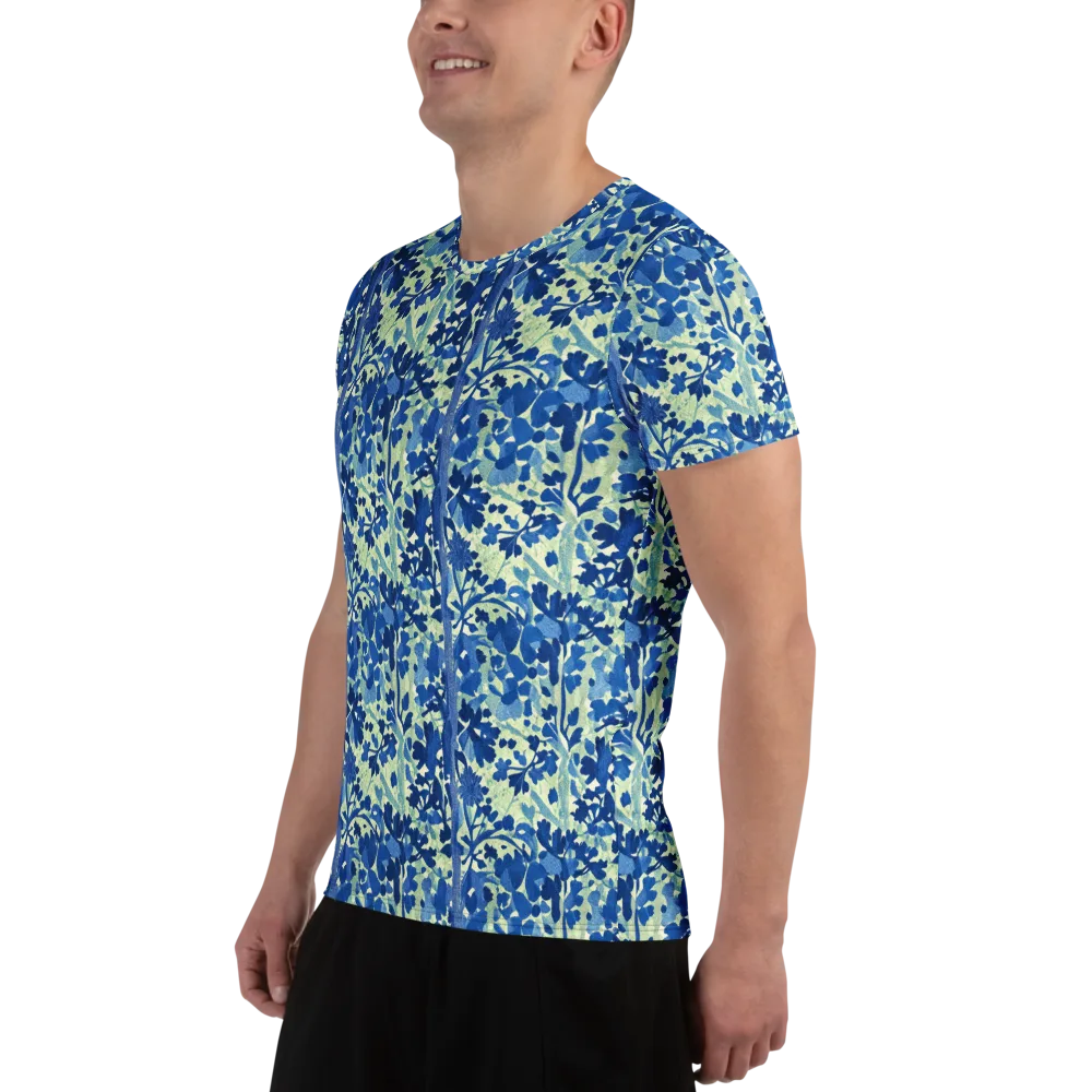 Indigo Conservatory on Men's Athletic T-Shirt — Left