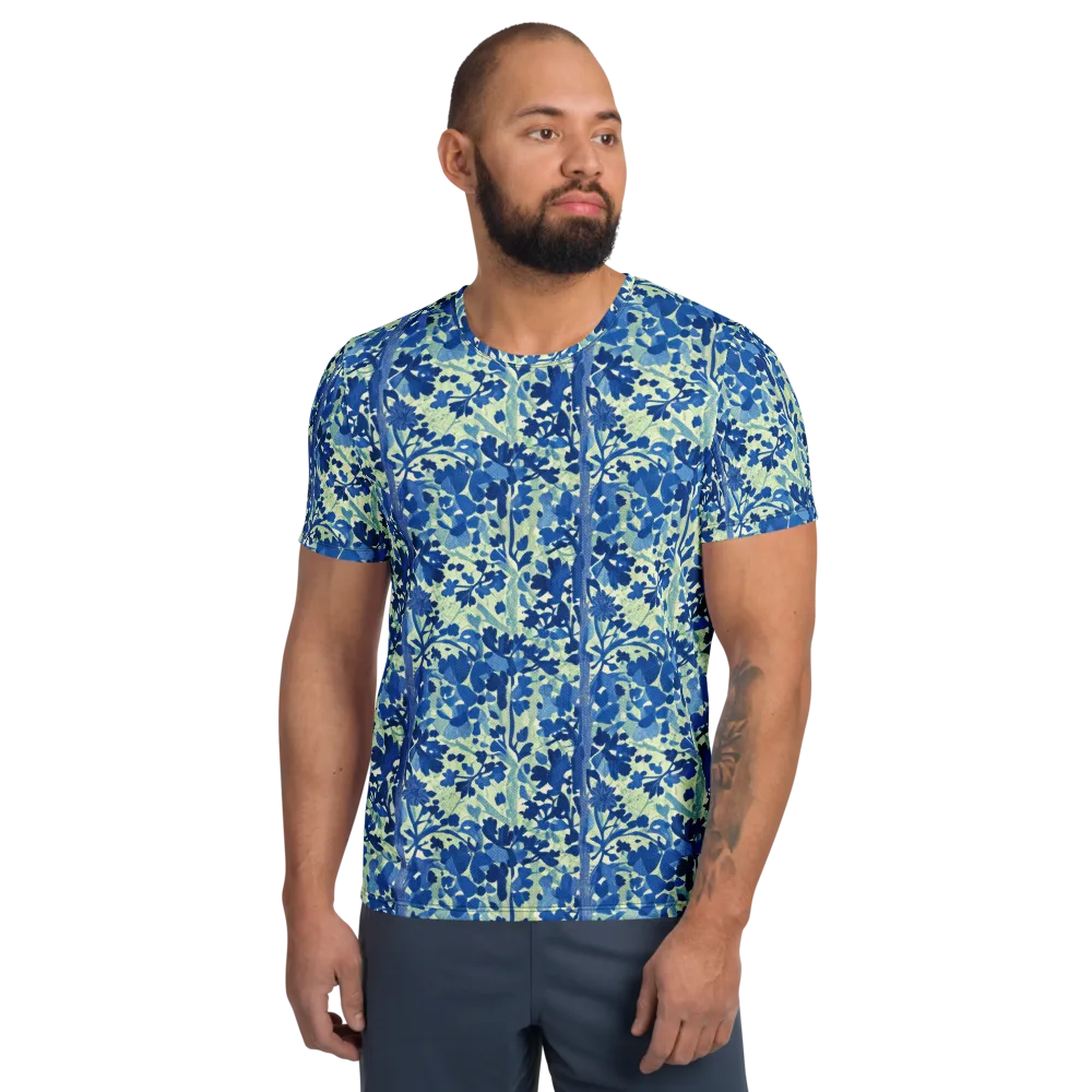 Indigo Conservatory on Men's Athletic T-Shirt — Front