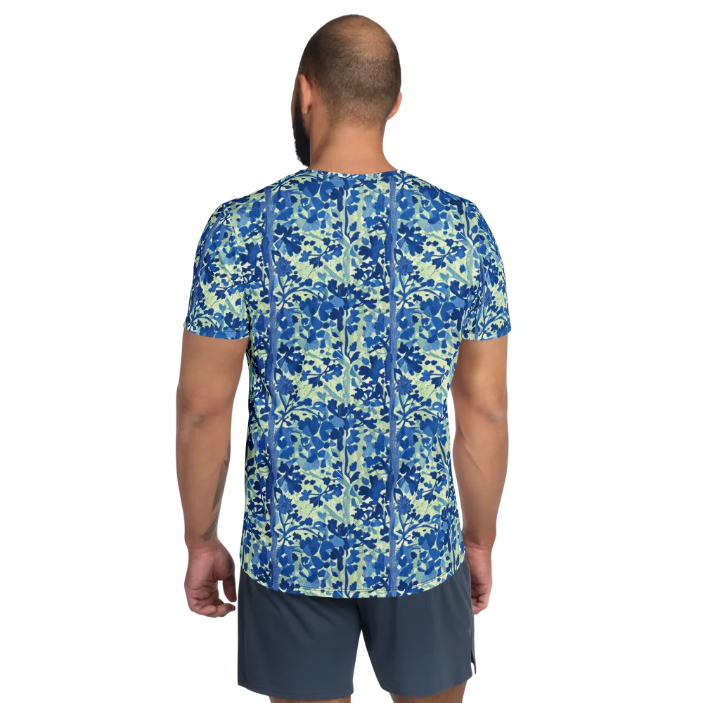 Indigo Conservatory on Men's Athletic T-Shirt — Back
