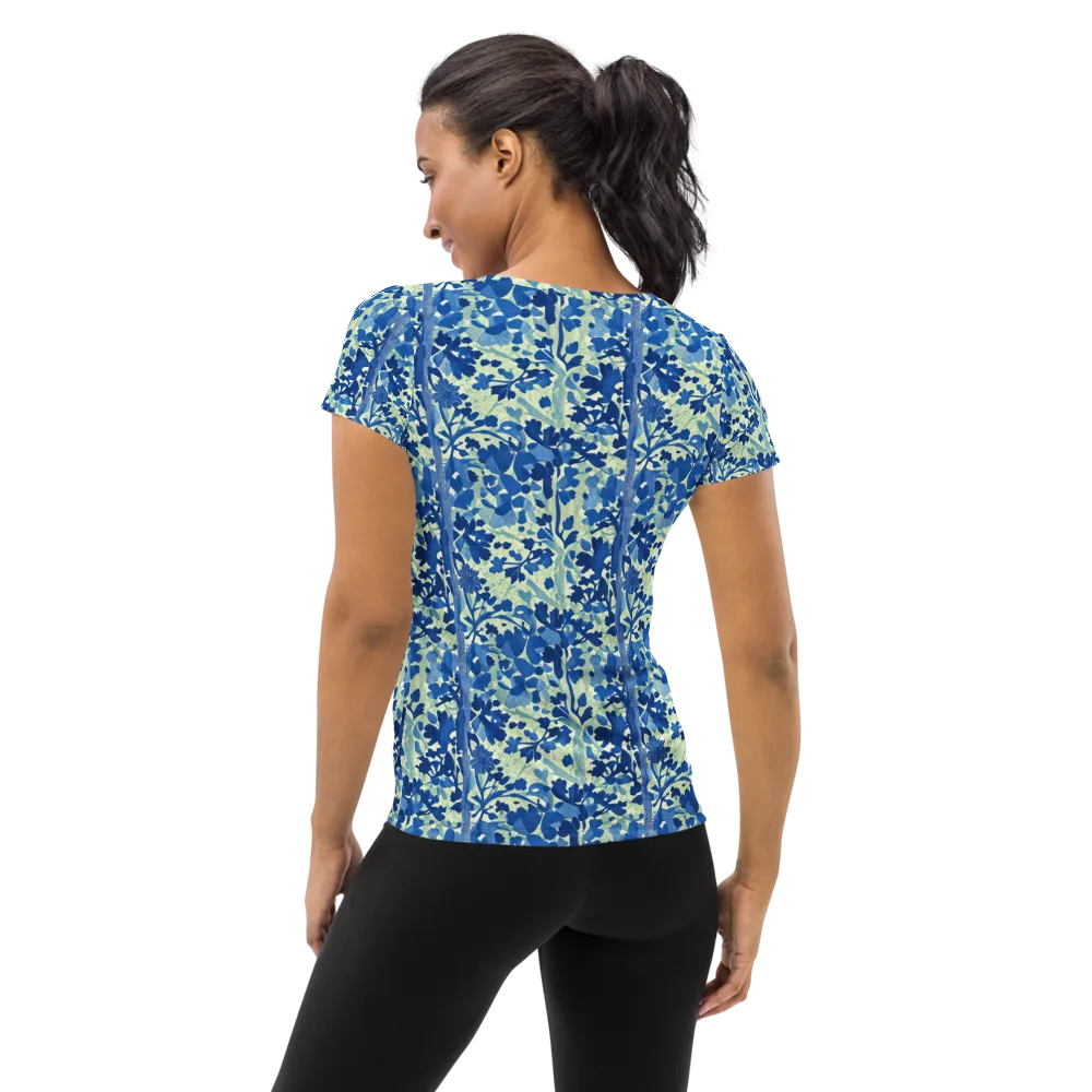Indigo Conservatory on Women's Athletic T-Shirt — Back