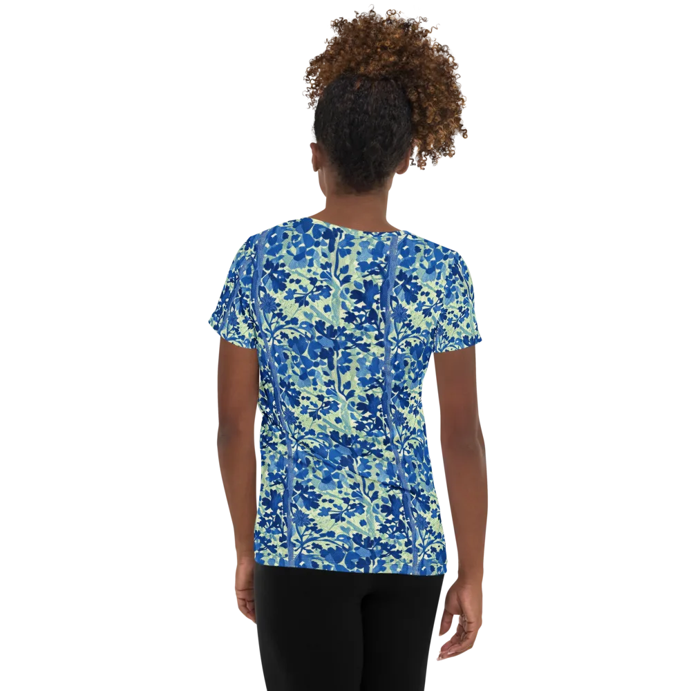 Indigo Conservatory on Women's Athletic T-Shirt — Back
