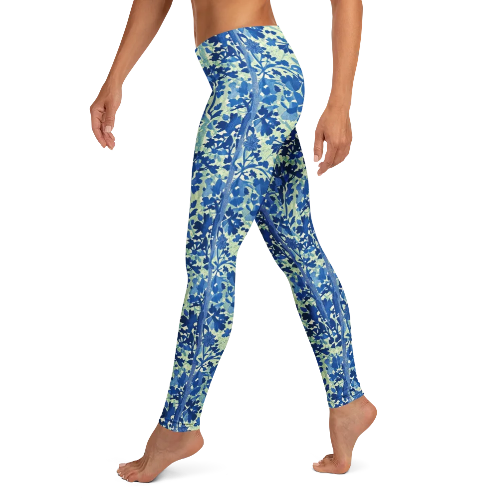 Indigo Conservatory on Leggings — Left
