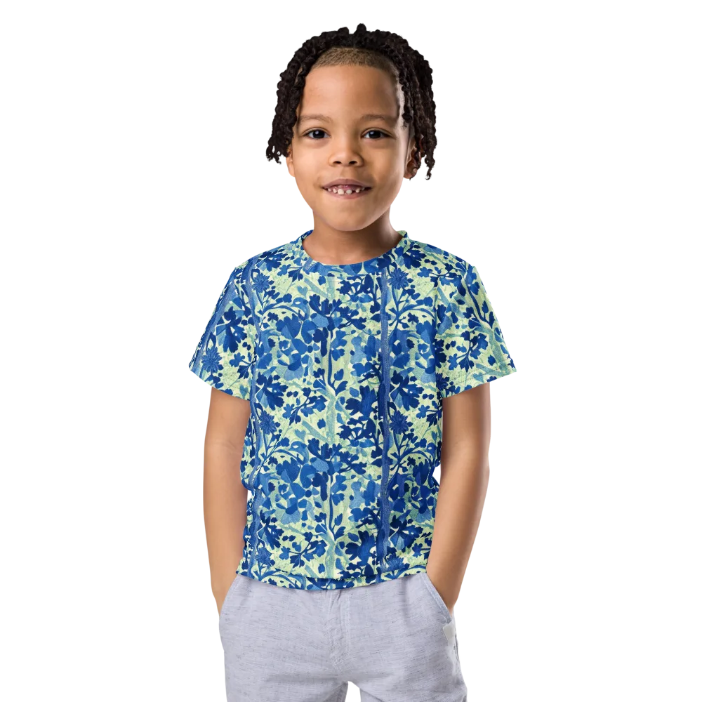 Indigo Conservatory on Kids Crew Neck T-Shirt — Front
