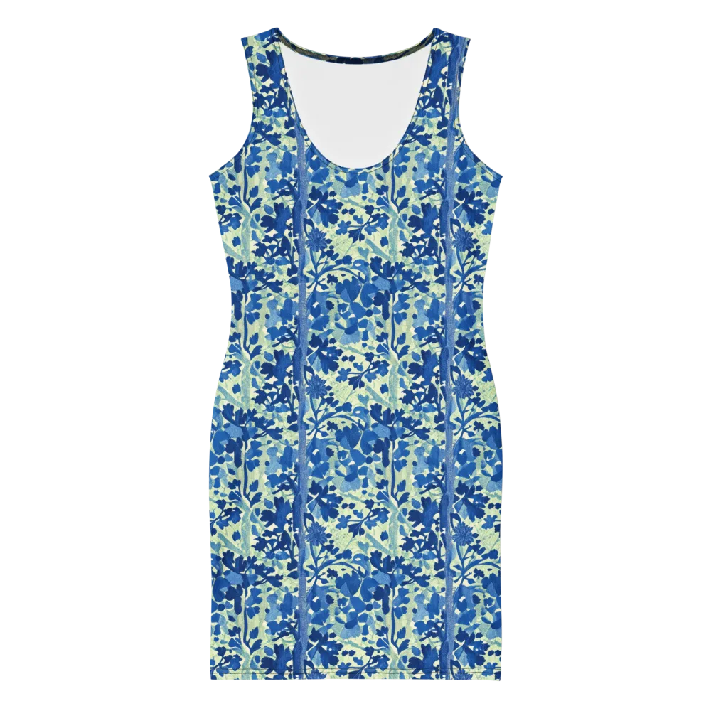 Indigo Conservatory on Bodycon Dress — Front