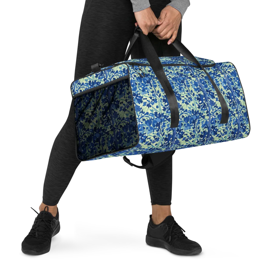 Indigo Conservatory on Duffle Bag — Right Front