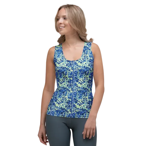 Indigo Conservatory on a Women's Tank Top