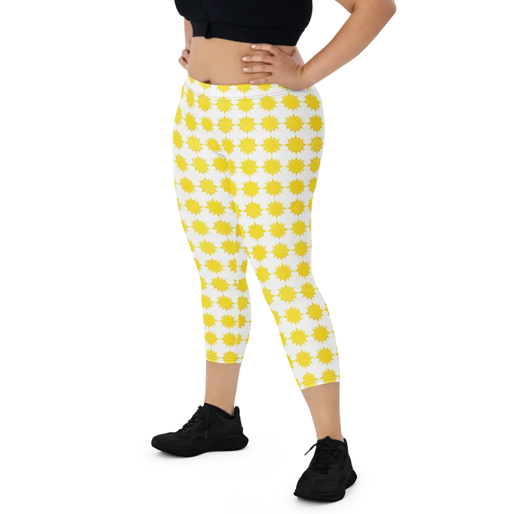 Solar Check on Capri Leggings — Front