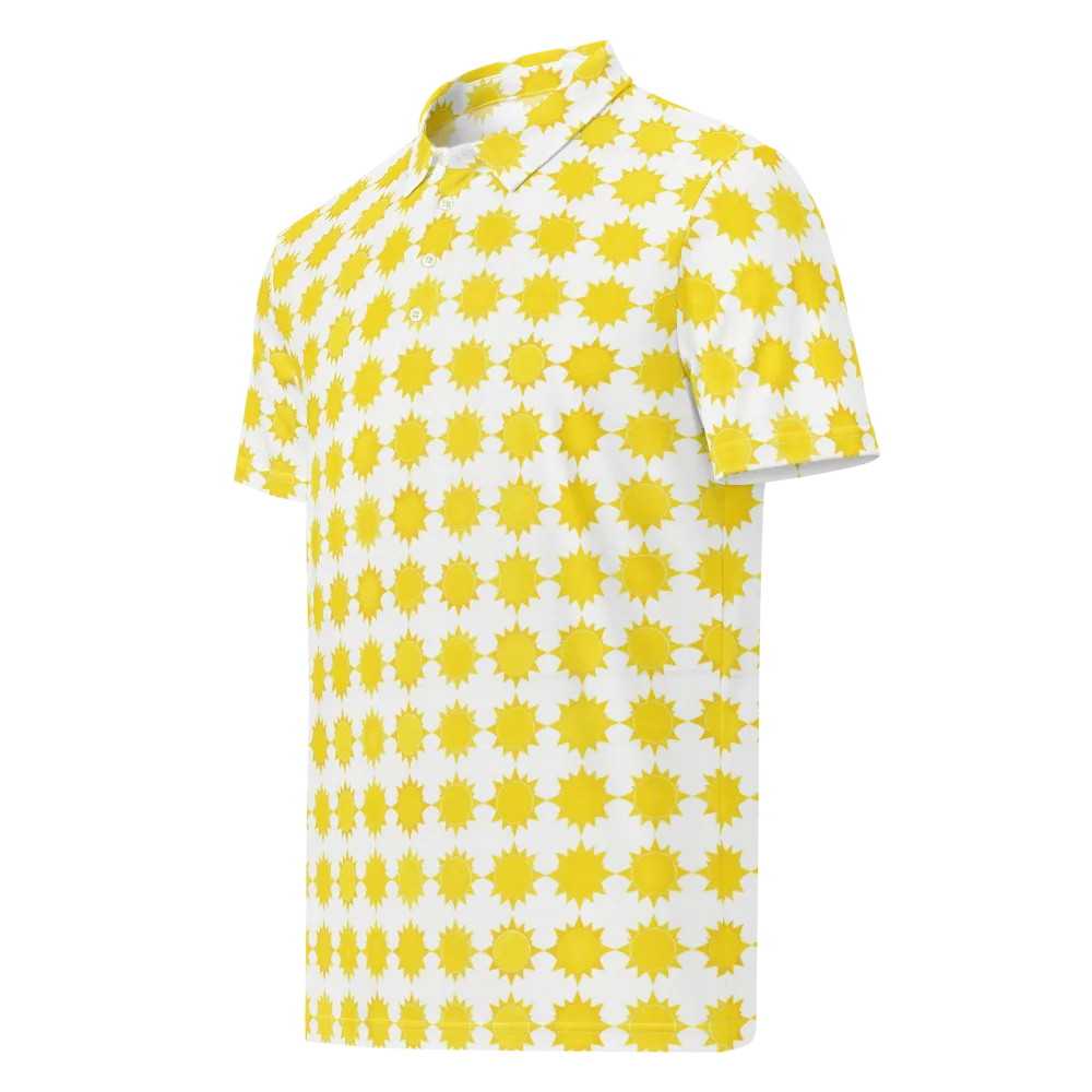 Solar Check on Men's Slim Fit Polo Shirt — Left Front