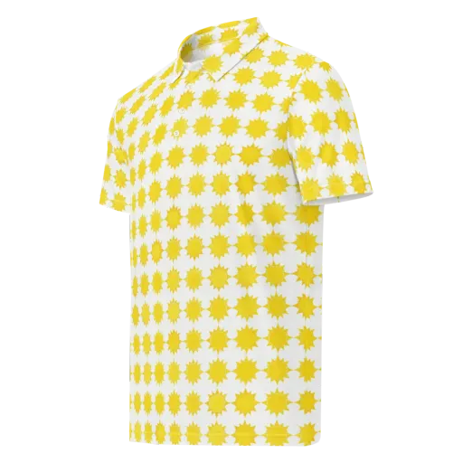 Solar Check on a Men's Slim Fit Polo Shirt