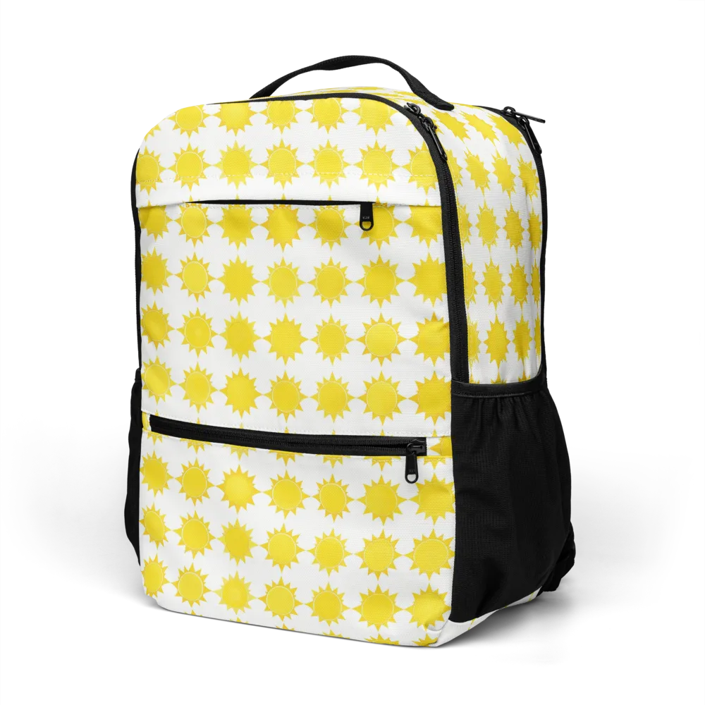 Solar Check on Utility Backpack — Left Front