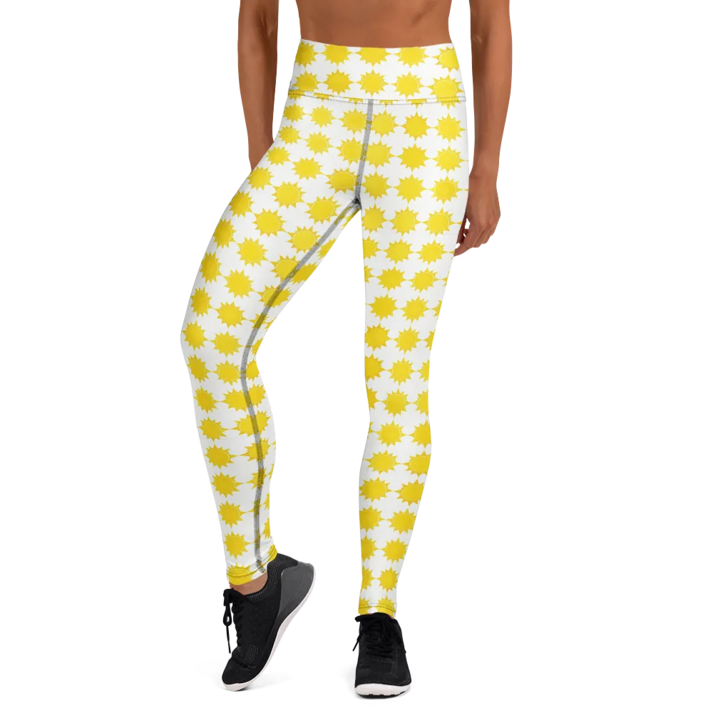 Solar Check on Yoga Leggings — Front