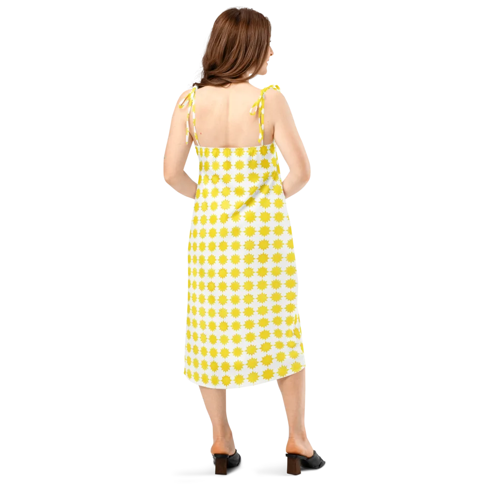 Solar Check on Slip Dress — Back