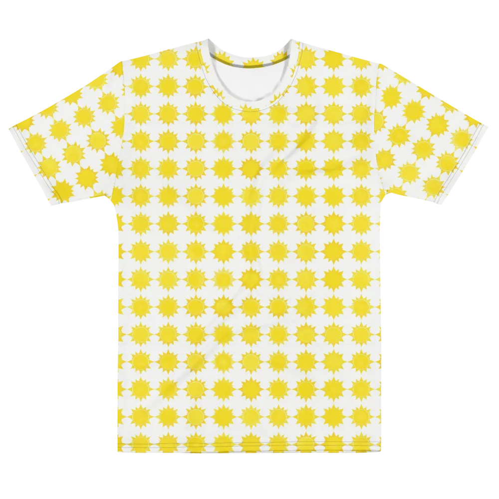Solar Check on Men's Cotton Crew Neck T-Shirt — Front