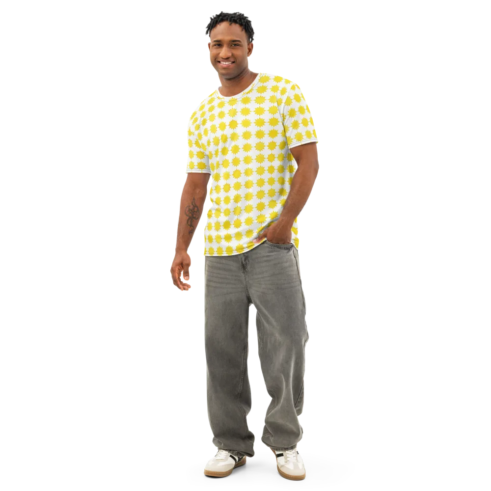Solar Check on Men's Cotton Crew Neck T-Shirt — Front