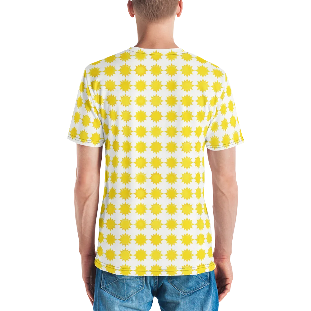 Solar Check on Men's Crew Neck T-Shirt — Back