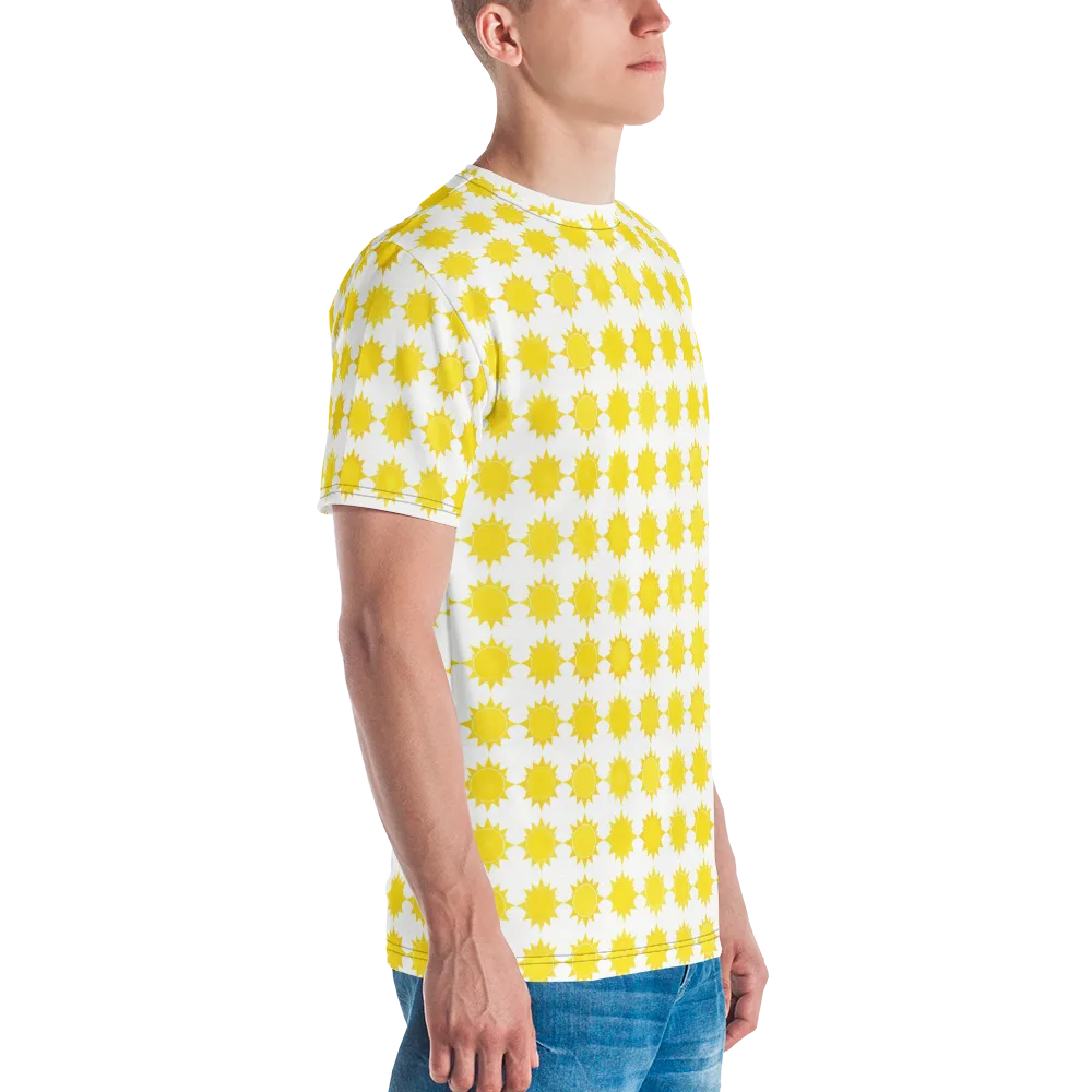 Solar Check on Men's Crew Neck T-Shirt — Right