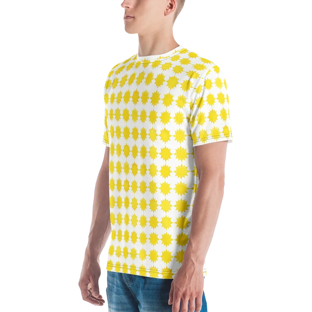 Solar Check on Men's Crew Neck T-Shirt — Left