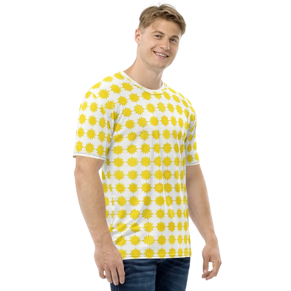 Solar Check on Men's Crew Neck T-Shirt — Right