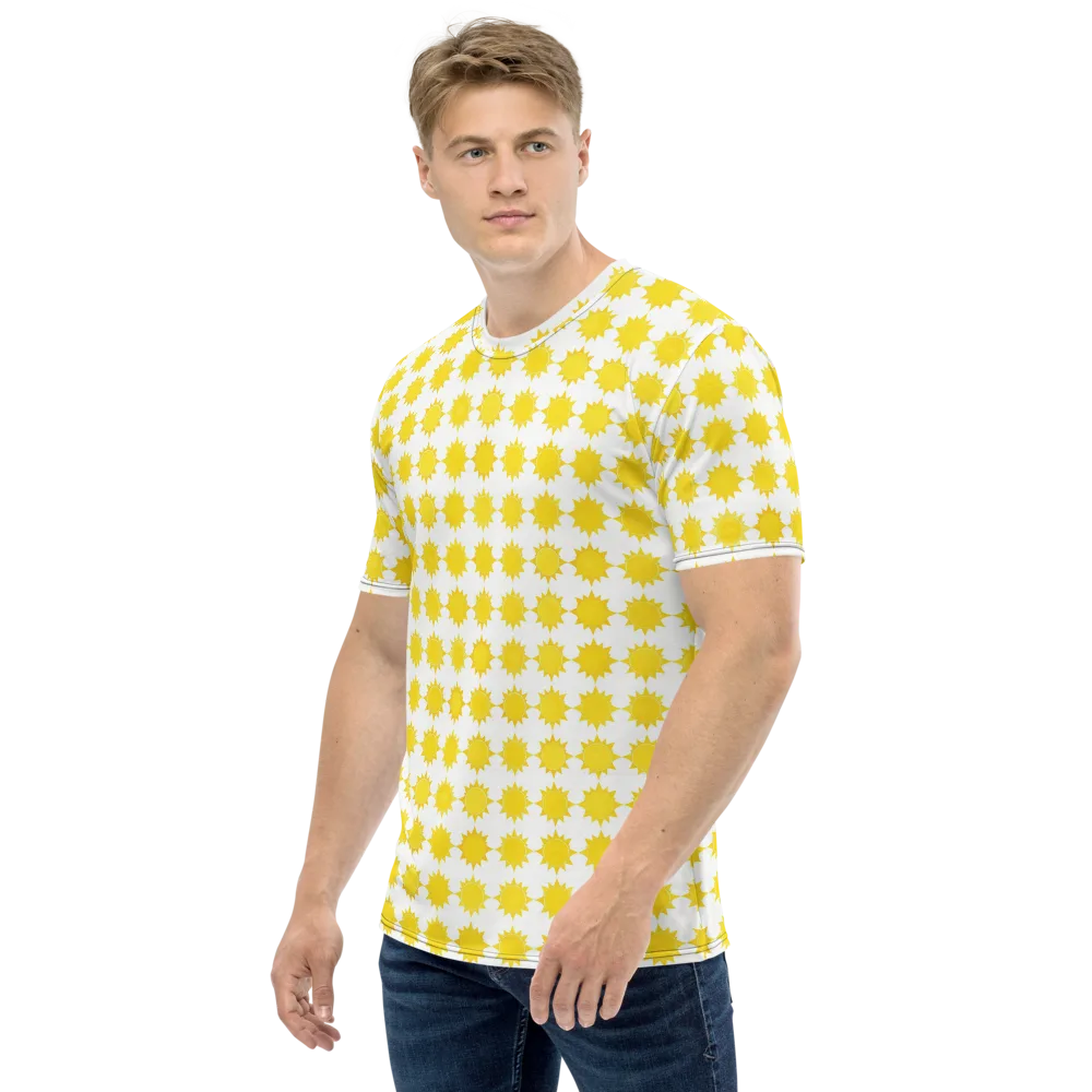 Solar Check on Men's Crew Neck T-Shirt — Left