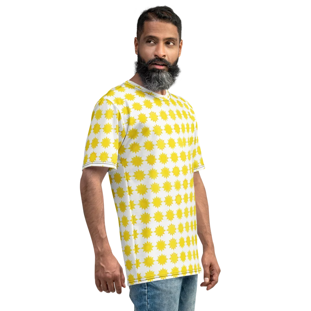 Solar Check on Men's Crew Neck T-Shirt — Right