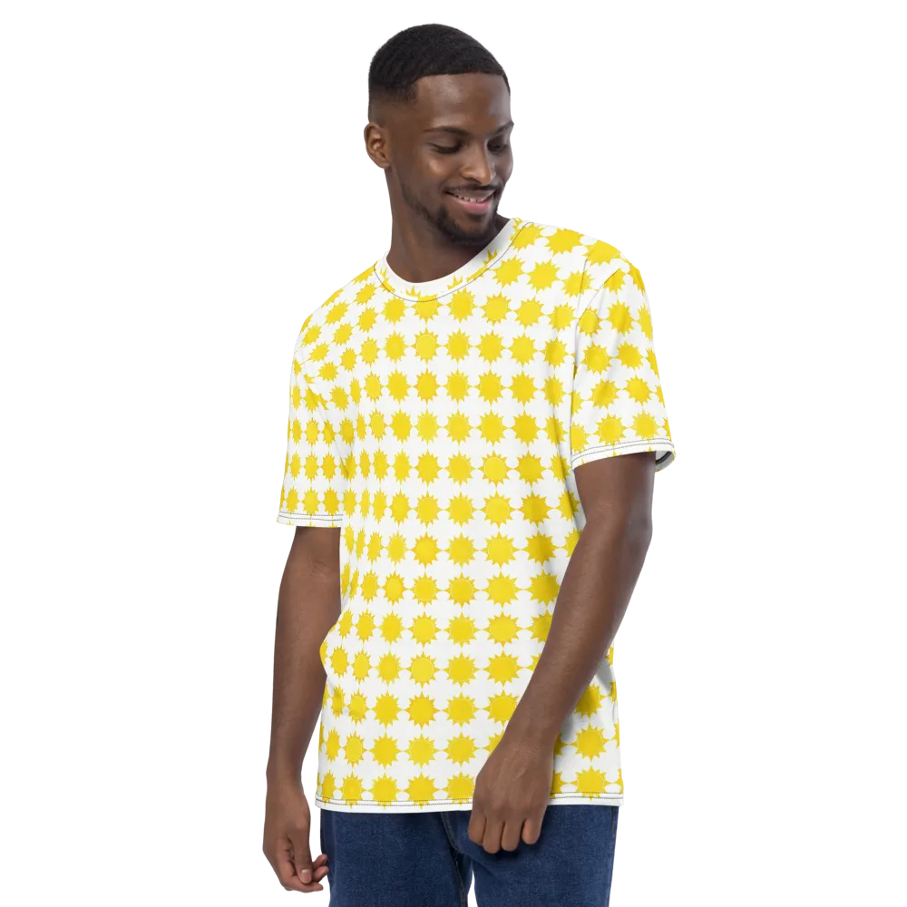 Solar Check on Men's Crew Neck T-Shirt — Left