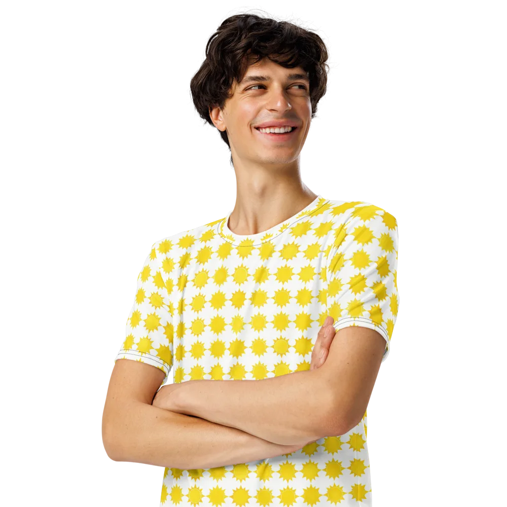 Solar Check on Men's Crew Neck T-Shirt — Left Front