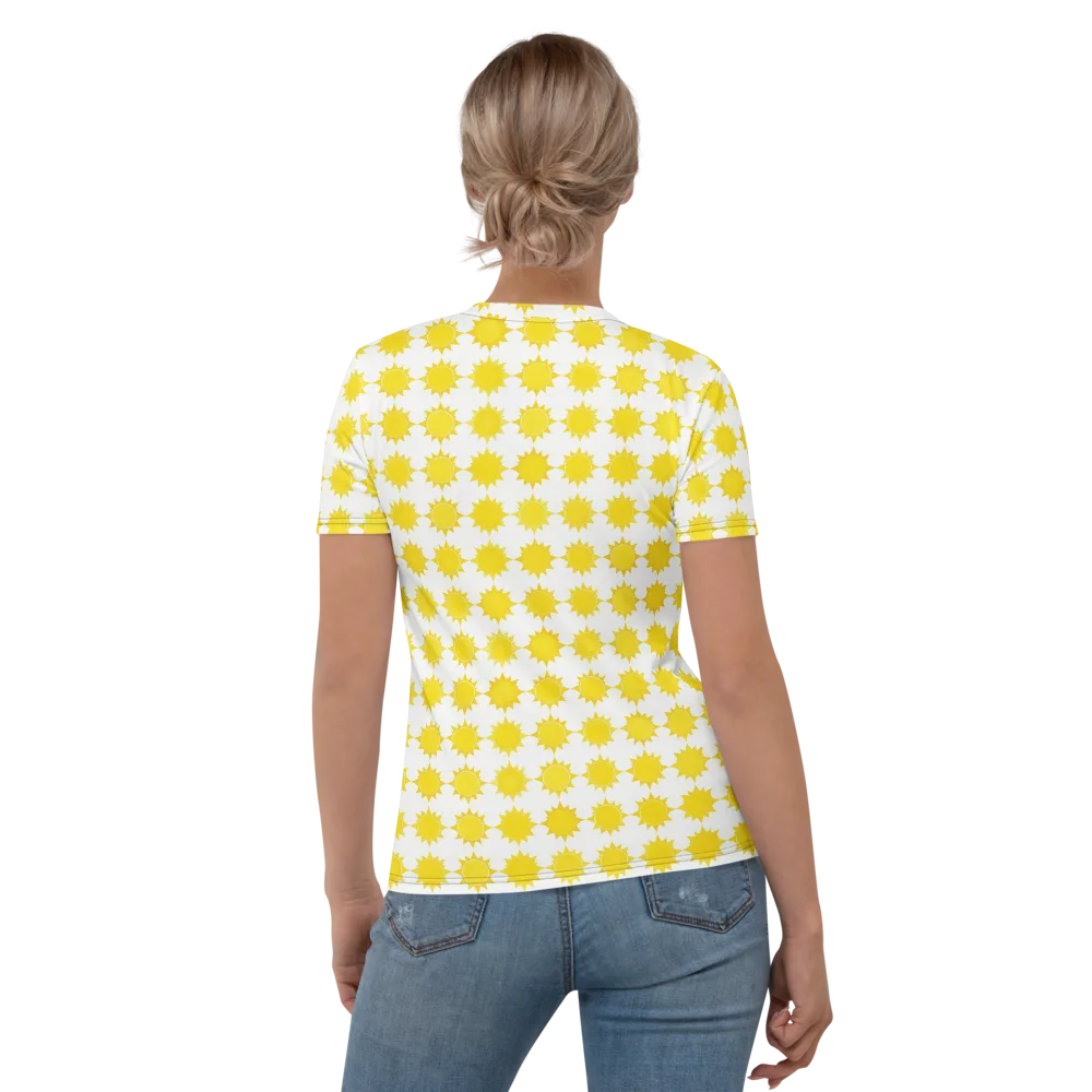 Solar Check on Women's Crew Neck T-Shirt — Back