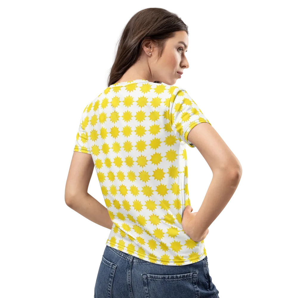 Solar Check on Women's Crew Neck T-Shirt — Back