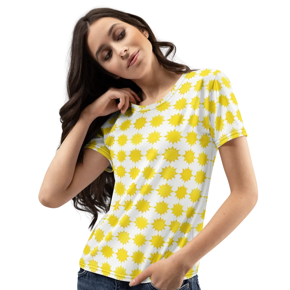 Solar Check on Women's Crew Neck T-Shirt — Left Front