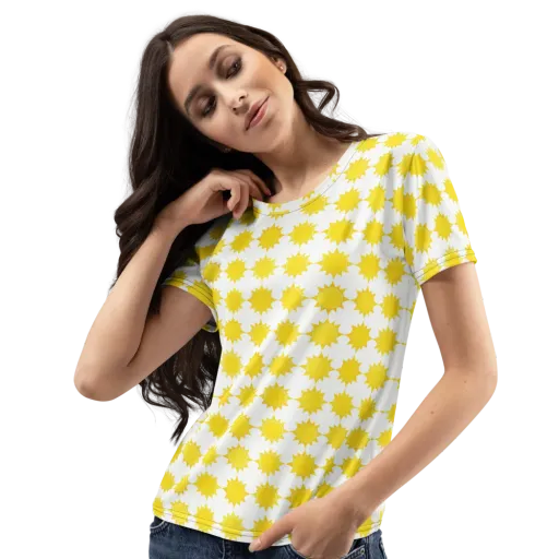 Solar Check on a Women's Crew Neck T-Shirt