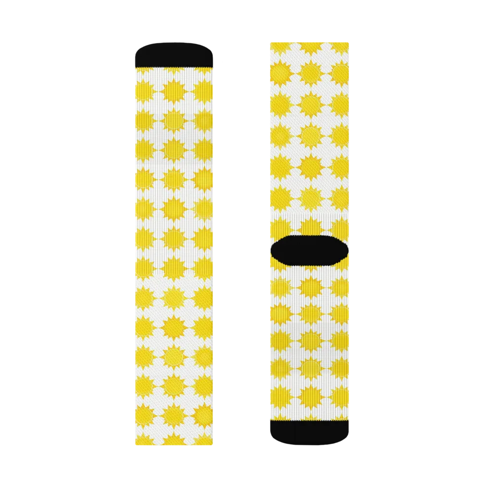 Solar Check on Socks — Right Sock