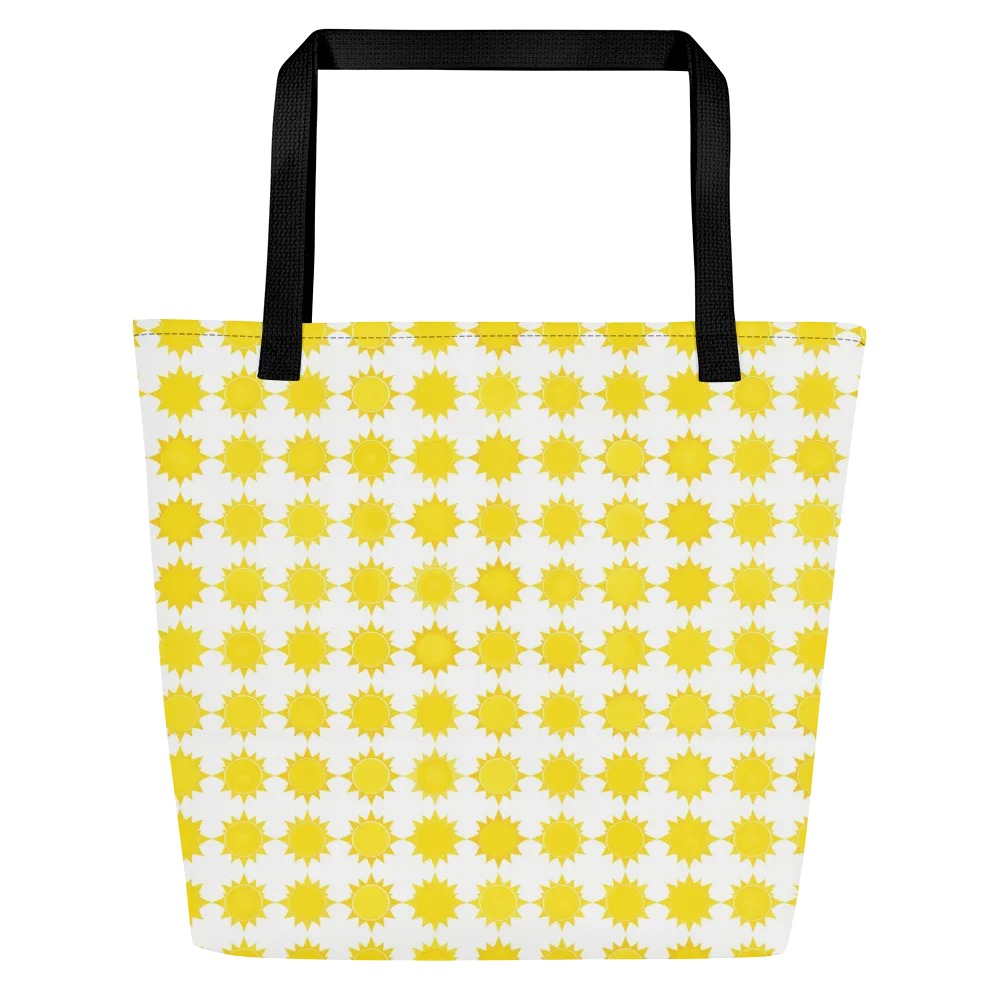 Solar Check on Large Tote Bag W/ Pocket — Front