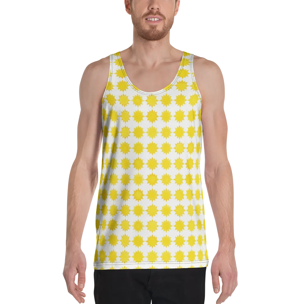 Solar Check on Men's Tank Top — Front