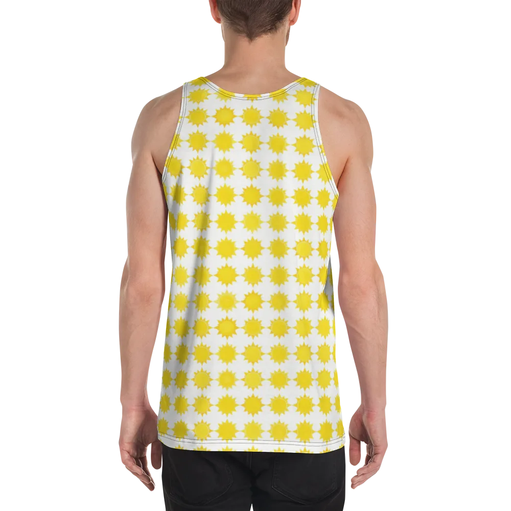 Solar Check on Men's Tank Top — Back