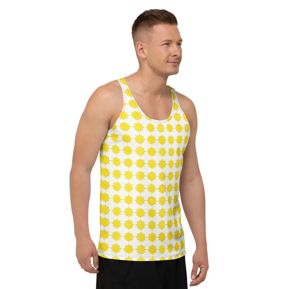 Solar Check on Men's Tank Top — Right Front