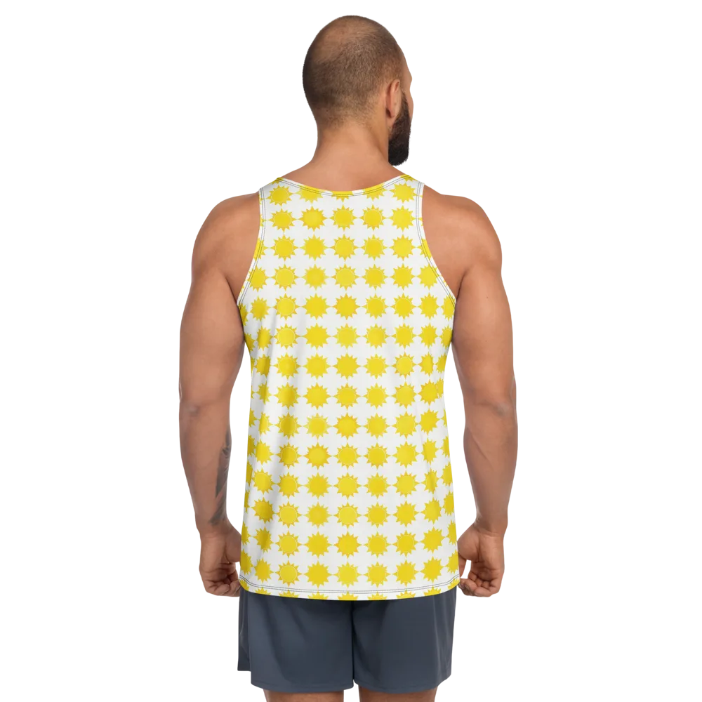 Solar Check on Men's Tank Top — Back